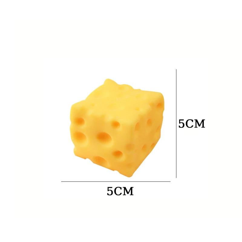 5/7/11Cm Giant Cheese Squeeze Toy Extra Large Size Cheese Squishy Fidget Toys Slow Rebound Shapeable Venting Ball Adults Gifts