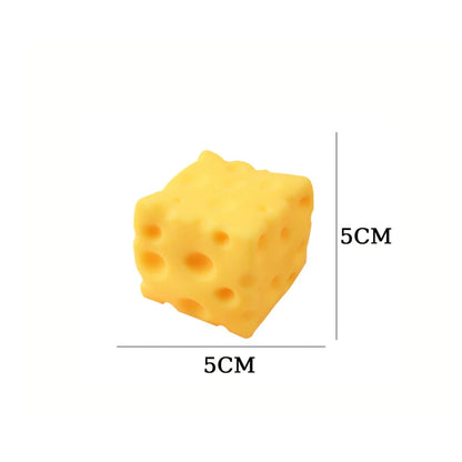 5/7/11Cm Giant Cheese Squeeze Toy Extra Large Size Cheese Squishy Fidget Toys Slow Rebound Shapeable Venting Ball Adults Gifts