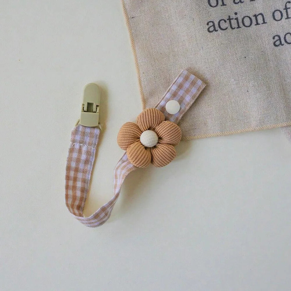 1PCS Cute Bear Baby Pacifier Clip Chain Dummy Holder Soother Pacifier Clips Strap Nipple Holder Infant Feeding Babies Accessorie