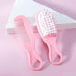 Baby Hairbrush Comb Portable Newborn Infant Toddlers Soft Hair Brush Head Massager Comb Set Baby Kid Hair Care Supplies