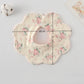 Cute Two-sided Usable Baby Feeding Bib Pure Cotton Gauze Pacifier Saliva Towel Breathable Petal Bib For Newborn Toddler