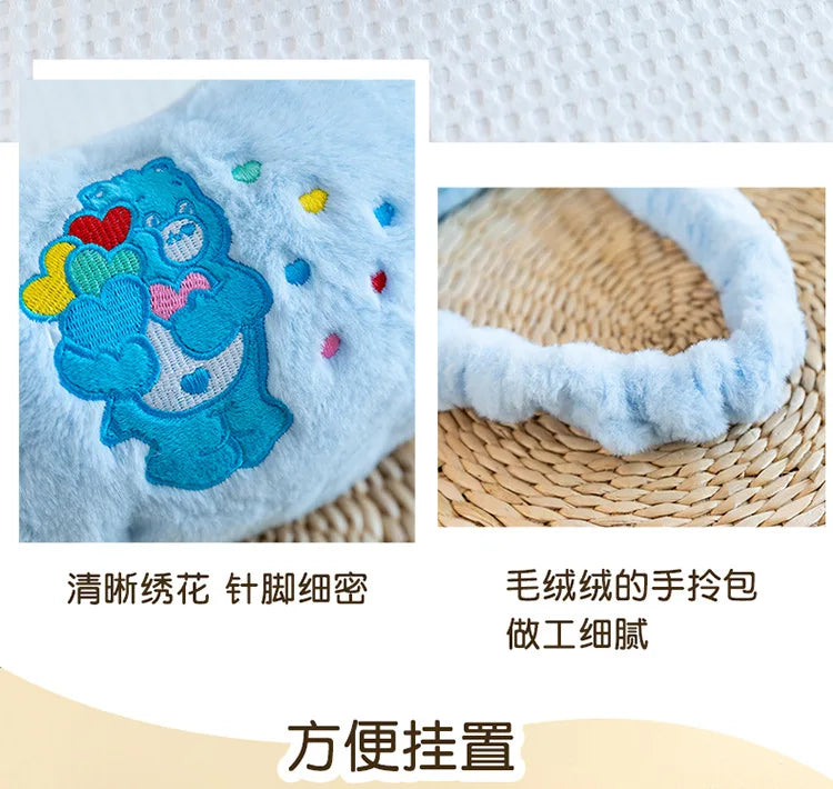 Care Bear Handheld Bag Doll Fried Dough Twists Dumpling Bag Plush Toy Doll Bag Grab Machine Doll Wedding Throw Doll Gift