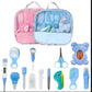 Baby Care Kit Baby Nail Clippers Nasal Aspirator Nose Cleaning Tool Safety Comb Brush 10-Piece Set Specially Designed for Bags