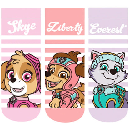 100% Genuine Paw Patrol 3Pairs Baby Spring Autumn Summer Knitted Socks Skye Everest Liberty Chase Marshall Rubble Rocky Age 3-7T