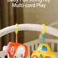 Baby Bed Bell Toy Car Milk Bottle Themed Bed Hanging Rattle Decoration Infant Soothing Stroller Hanging Piece