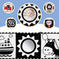 Soft Baby Books - High Contrast Black & White Touch & Feel Crinkle Cloth Books for Infants & Toddlers, Baby Girl & Boy Gift