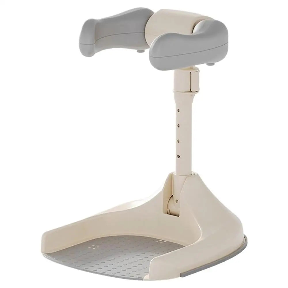 Baby Standing Bath Anti Slip Baby Bath Support Foldable Infant Bath Stand Adjustable Shower for New born 0-6 Months Infants