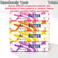 Squishy Butter Stick Fidget Toy Sticky Butter Stick Slow Rebound Stress Ball Squeeze Toy Anti-stress Sensory Toy for Adults