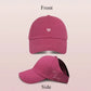 Embroidery Love Heart Baseball Cap Empty Tail Design Adjustable Strap Children Sun Hat UV Protection Amagi