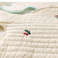 Baby Stroller Seat Cushion Pad Bear Bunny Embroidery All Seasons Cotton Breathable Cart Mattress Infant Newborn Pram Accessories