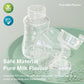 Manual Breast Pump Baby Bottle 2-in-1 Milk Extractor & Storage Bottle Soft Silicone Massage BPA-Free for Nursing Mom MB6