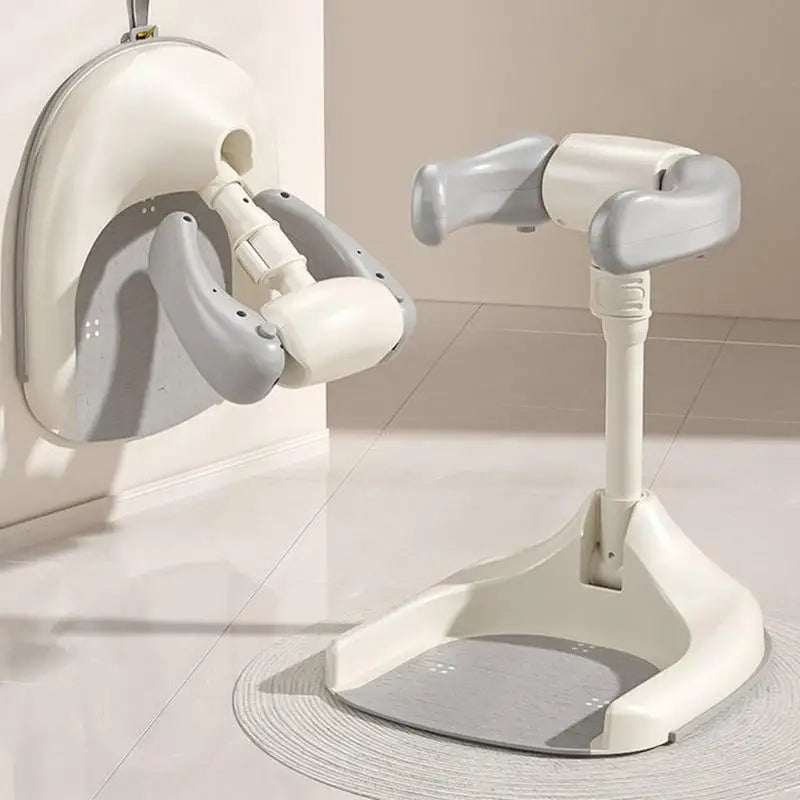 Baby Standing Bath Anti Slip Baby Bath Support Foldable Infant Bath Stand Adjustable Shower for New born 0-6 Months Infants