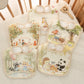 New Cotton Baby Bibs Adjustable Neck Baby Care Burp Clothes Washable Waterproof Eating Protector for Girls Boys