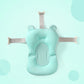 Foldable Baby Bath Tub with Bath Mat Newborn Support Seat Cushion Adjustable Bathtub Shower Mat Baby Bath Tub
