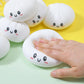 Colorful Dumpling Squishes Stress Balls Fidget Sensory Toys Simulation Food Squishies Bun With Steamer Dough Ball Gifts