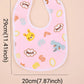 Random 5/8/10pcs Baby Cotton Babadores Burp Saliva Towel Cartoon Bibs Bandana Waterproof Boys Girls Accessories Clothing