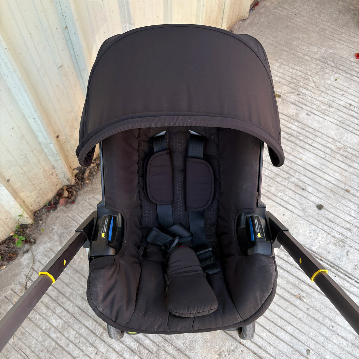 Black Canopy 3-in-1 Replacement Cover Compatible with Doona+ Car Seat, Stroller Sunshade Accessories for Baby Newborn