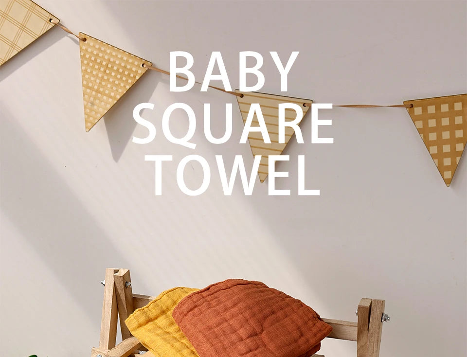 Kangobaby #My Soft Life# New 5pcs Pack Bamboo Cotton Breathable Baby Muslin Towel Newborn Burp Cloth
