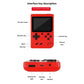 A Red Retro Classic Games Children's Handheld Small Game Console With 400 Games, Rechargeable