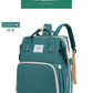 Baby Bed Mother Large Capacity Nappy Milk Bottle Backpacks with Changing Mat Convenient Baby Nursing Bags Gift Mommy Diaper Bags