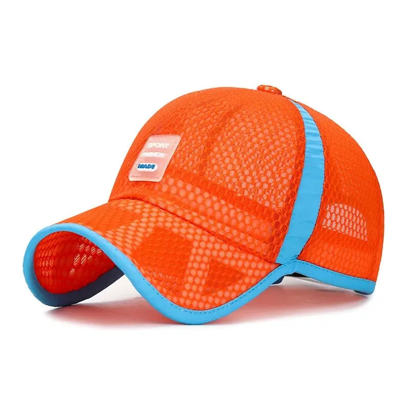 Spring And Summer Korean Version Of Children's Baseball Caps, Breathable Mesh Hats For Boys And Girls, Outdoor Travel Sunhats