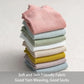8 Pairs of Spring and Summer Four-season Women's Simple Fashionable and Sweet Morandi Solid Color Low Cut and Comfortable Socks