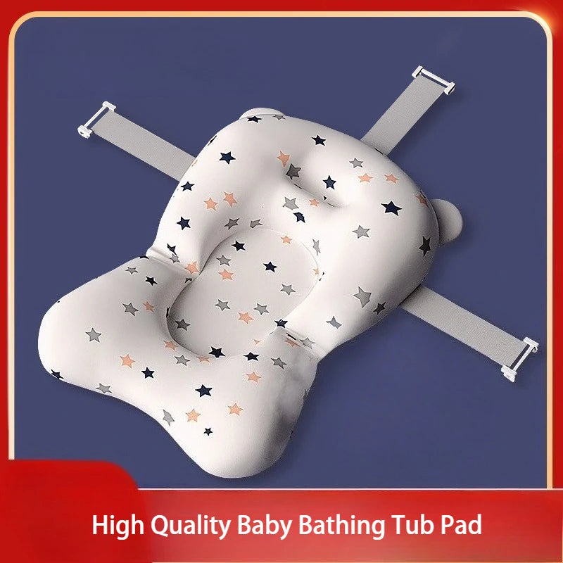 Baby Bathing Seat Support Mat Newborn Bath Tub Seat Baby Bathing Tub Non Slip Pad Safety Bath Support Soft Cushion Mat Pillow