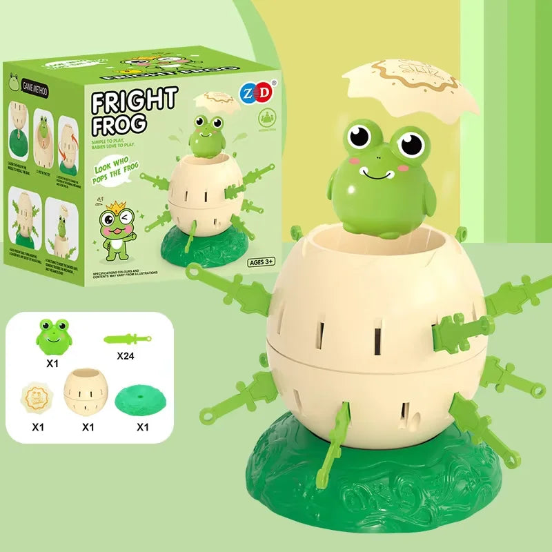 3 Styles Fright Animal Surprise Egg Sword Insert Game Pirate Barrel Style Interactive Toy Family Tabletop Game Bulk Party Favor