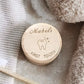 Wooden Baby Umbilical Cord Box Small Sealed Keepsake Organizer Newborn Storage Case Baby Shower Present for Boys Girls