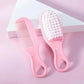 Baby Hairbrush Comb Portable Newborn Infant Toddlers Soft Hair Brush Head Massager Comb Set Baby Kid Hair Care Supplies