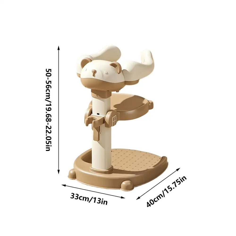 Baby Standing Shower Stand Adjustable Children's Bath Device Household Non-Slip Children's Bath Stand Baby Bath Stand Support