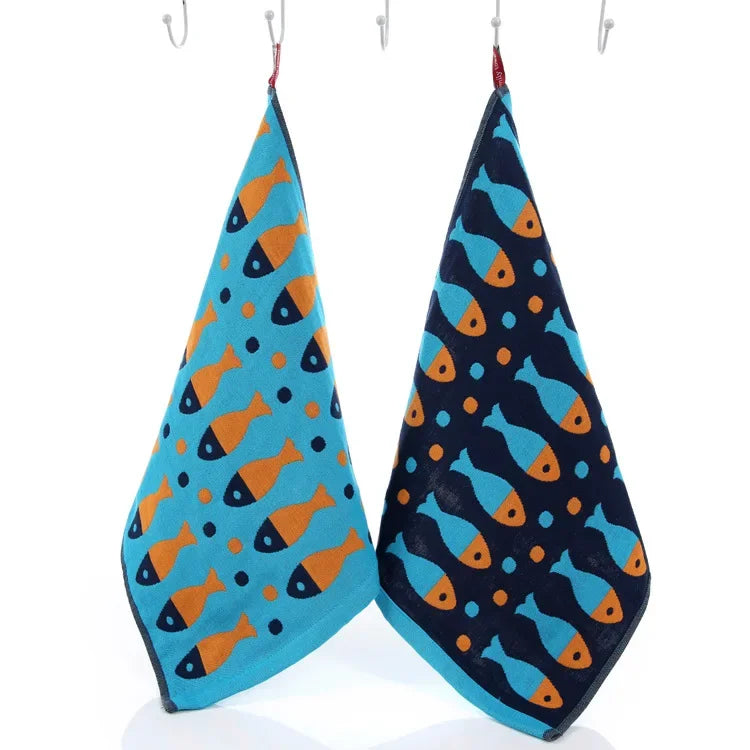 Baby Towel Cotton Bath Cartoon Towel 3 Layers Gauze Face Washcloth Squares Hand Wipe Newborn Bathing Feeding Kids Handkerchief