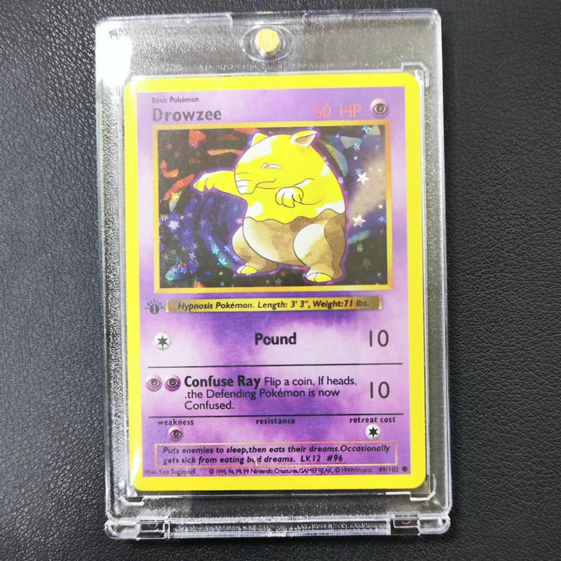 DIY Collection Cards with Card Brick 1996 1st Edition Flash Cards Game Anime Shining Cards Gift