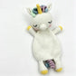 Baby Security Blanket Towel Feeding Bib Soft Towel Cotton Burping Cloth Infant Shower Gift Knitted Lovely Animal Rattle Sleep To