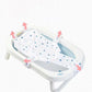 Baby Bath Net Mat Bathtub Cross-shaped Newborn Adjustable Bathtub Pillow Seat Cushion Anti-slip Shower Cradle Bed Seat