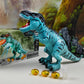 Electric Toy Large Size Walking Spray Lay Eggs Dinosaur Robot  for Kids With Light Sound Mechanical Dinosaurs Model Toys