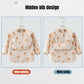 1PC Child Feeding Bib Waterproof Long Sleeve Apron Rice Pocket Feeding Blouse Toddler Bibs Children's Summer Thin Feeding Smock