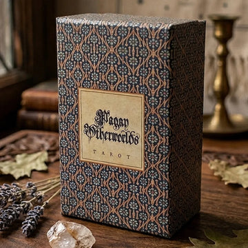 Pagan Otherworlds Tarot Deck in Rigid Box – 84 Pcs Unique Artistic Design - Double-embossed Cardstock