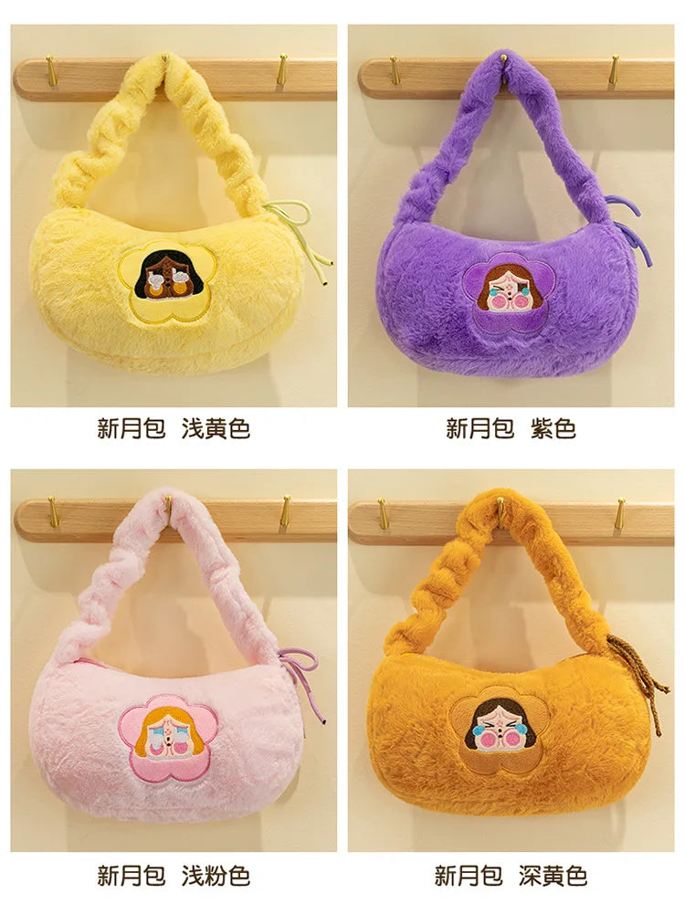 Care Bear Handheld Bag Doll Fried Dough Twists Dumpling Bag Plush Toy Doll Bag Grab Machine Doll Wedding Throw Doll Gift