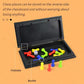 Ludo Game Set Strategy Game Parent Interaction with Foldable Board Travel Family Game for Party Toy Interactive Board Game