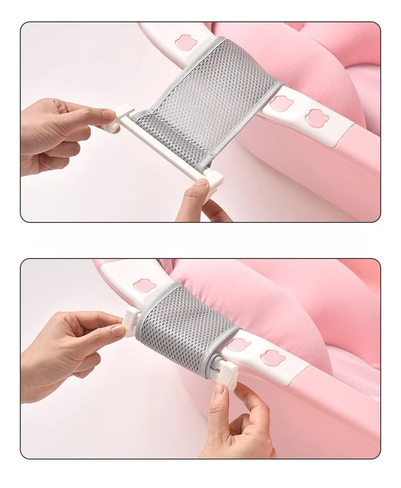 Baby Bathing Seat Support Mat Newborn Bath Tub Seat Baby Bathing Tub Non Slip Pad Safety Bath Support Soft Cushion Mat Pillow