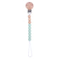 Baby Anti-drop Chain Pacifier Clips Silicone Beads Infant Nipple Appease Soother Chain Clips Dummy Holder Nipple Clip