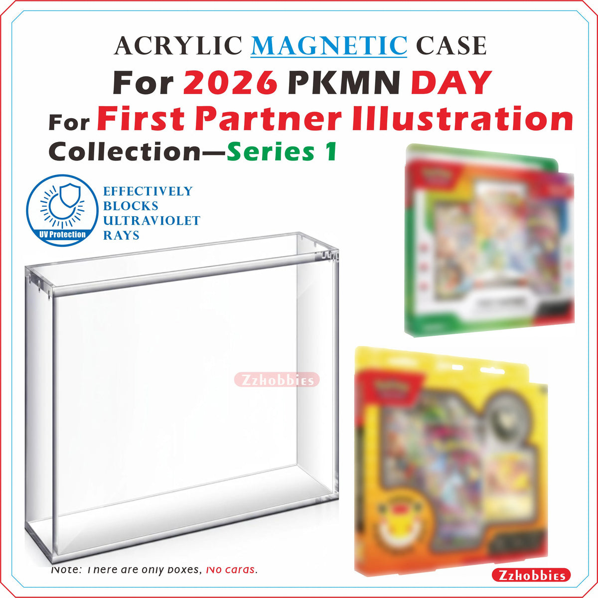 1PCS Acrylic Magnetic Case For 2026 PKMN DAY | First Partner Illustration Collection Series 1/2【5mm Thick】