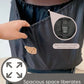 1PC & 2PCS Stroller Bag Large Capacity - Reusable Washable Mummy Bag, Stroller Organizer With Black Bear Pattern