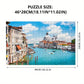 500 Pieces Jigsaw Puzzle for Adults Painting Santa Maria Canal Paper Puzzle Home Decor Wall Display Halloween Christmas Birthday