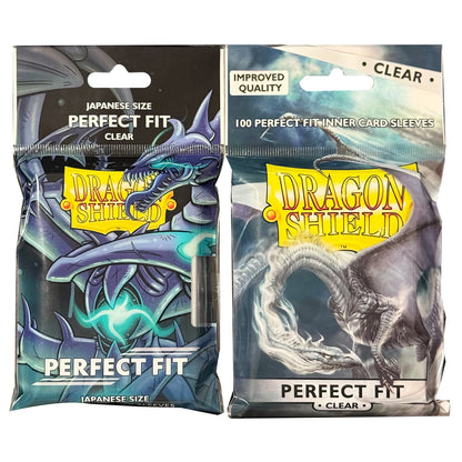 100PCS/LOT Dragon Shield Transparent Card Sleeves Japanese/Standard Size Perfect Fit TCG Cards Protectors