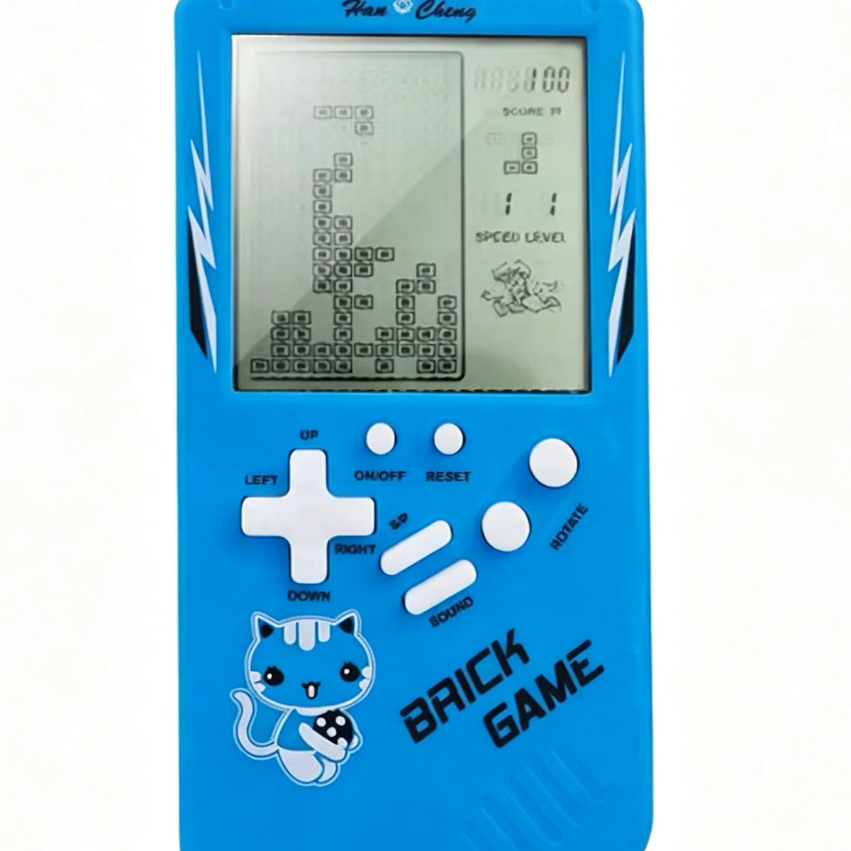 Classic Retro Handheld Game Console, Large Screen Electronic Puzzle Game Toy for Kids