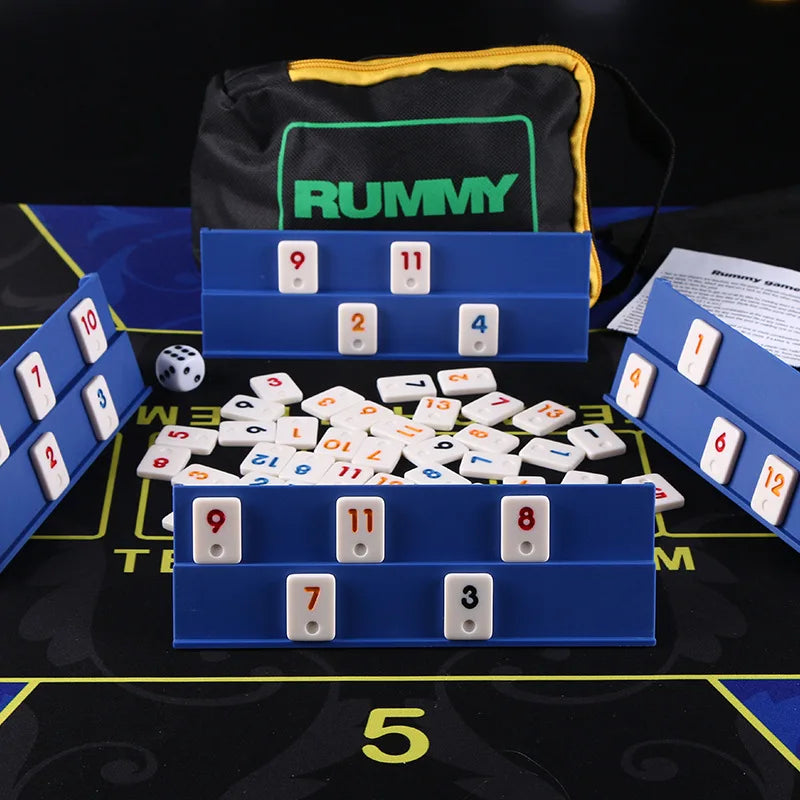 Travel Rummy, Rummikub, Rummybrix, Mahjong - Casual Party, Table Games, Pull Games, Chess, Number Pairing Game, Travel Game