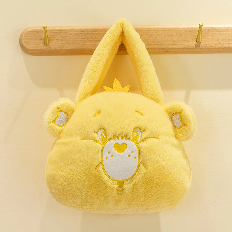 Care Bear Handheld Bag Doll Fried Dough Twists Dumpling Bag Plush Toy Doll Bag Grab Machine Doll Wedding Throw Doll Gift