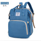 Baby Bed Mother Large Capacity Nappy Milk Bottle Backpacks with Changing Mat Convenient Baby Nursing Bags Gift Mommy Diaper Bags